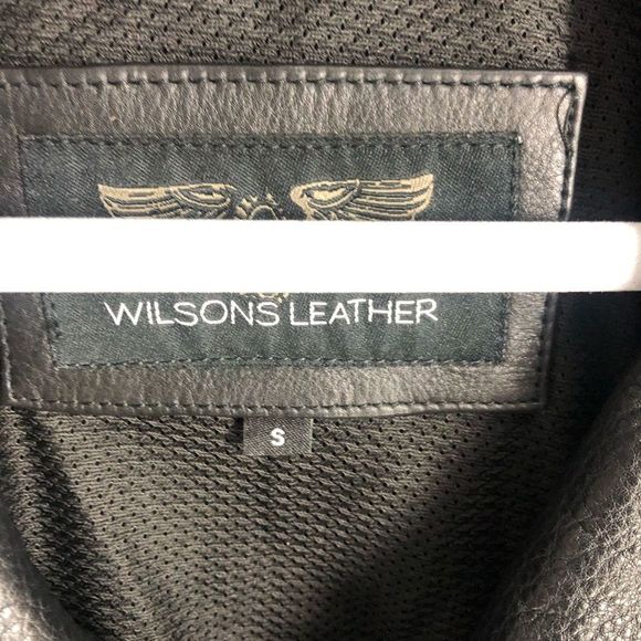 Wilson Leather Finn Rider Moto Jacket Sz S - Picture 7 of 13